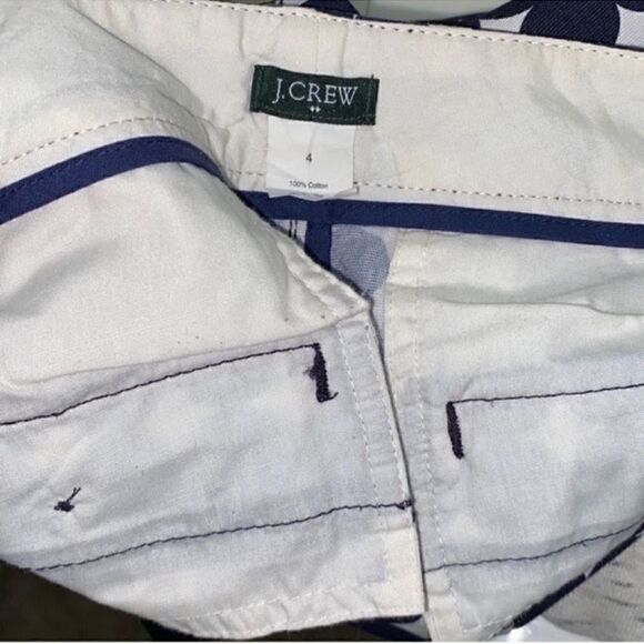 Jcrew Polka Dot Blue and White Cotton Mini
Skirt(Size 4) - Picture 5 of 5